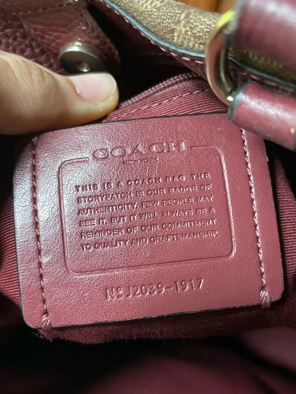 Coach stripe fair see